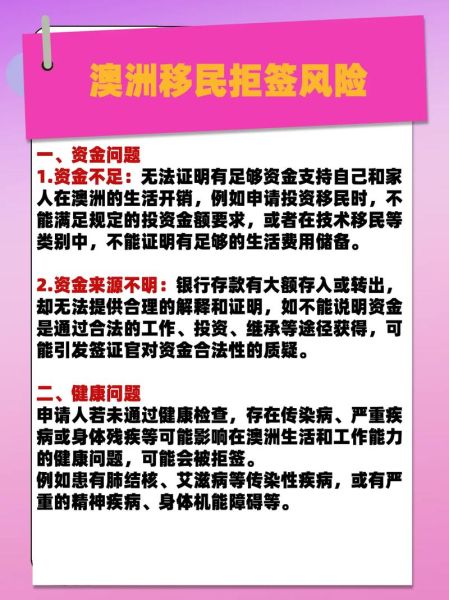 澳洲移民失败原因_如何避免再次拒签