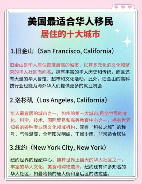 移民美国哪个城市好_最适合华人定居的城市排名