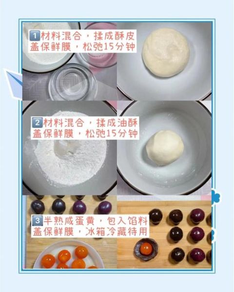 蛋黄酥怎么做_蛋黄酥酥皮配方