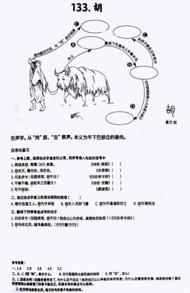 描写胡的词语有哪些_胡字成语典故出处