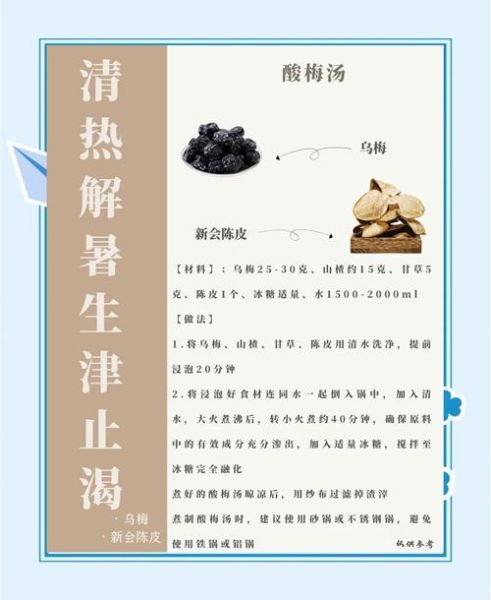 酸梅汤怎么做_正宗酸梅汤配方