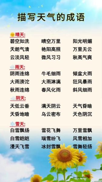 天气词语ABB有哪些_怎么用ABB写天气作文