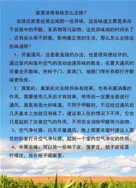 如何去除室内异味_家里异味重怎么办
