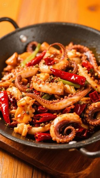 干锅鱿鱼须怎么做_干锅鱿鱼须的家常做法