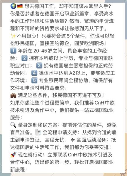 去德国移民需要什么条件_德国移民流程详解