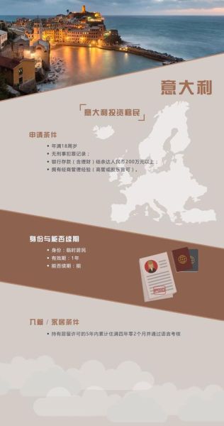 意大利移民条件_意大利移民需要多少钱