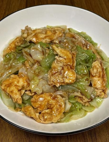 白菜炒鸡蛋怎么做_白菜炒鸡蛋的家常做法