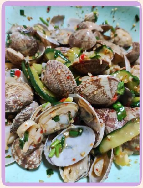 凉拌花甲怎么做_花甲焯水几分钟