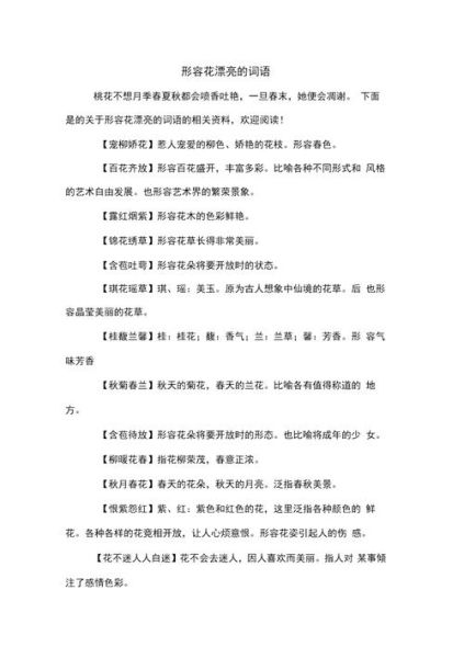 漂亮的什么_漂亮的什么词语最常用