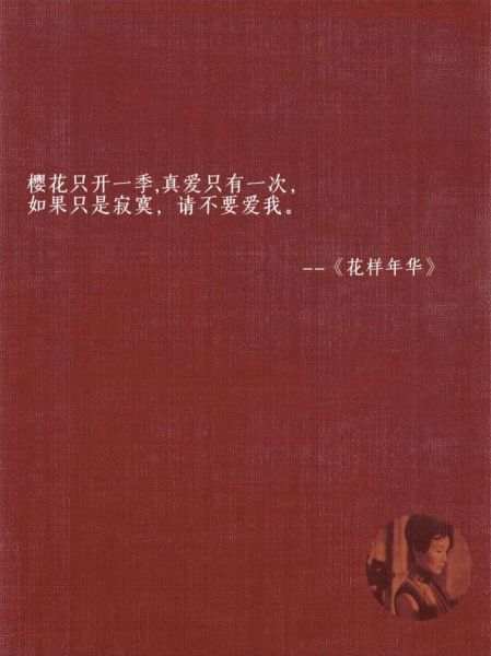 花样年华电影讲了什么_花样年华经典台词有哪些