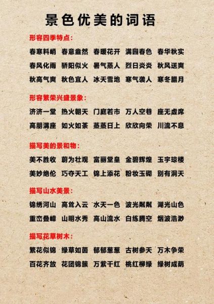 描写更大的词语有哪些_如何生动表达宏大场景