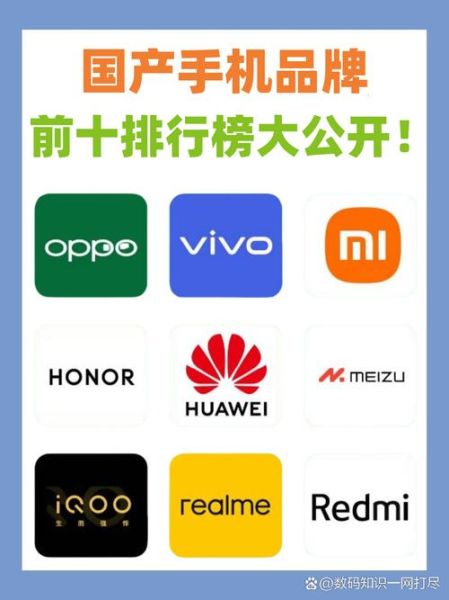 国产手机品牌排名_哪个牌子值得买