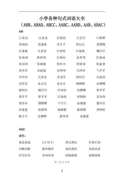 什么是叠词_叠词有哪些常见类型