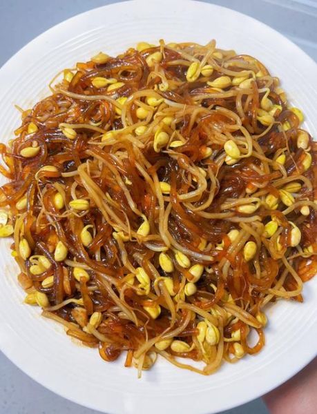 豆芽炒粉条怎么炒不粘锅_家常做法步骤
