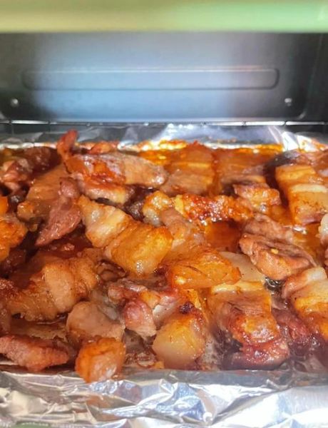 脆皮五花肉怎么做_烤箱温度和时间