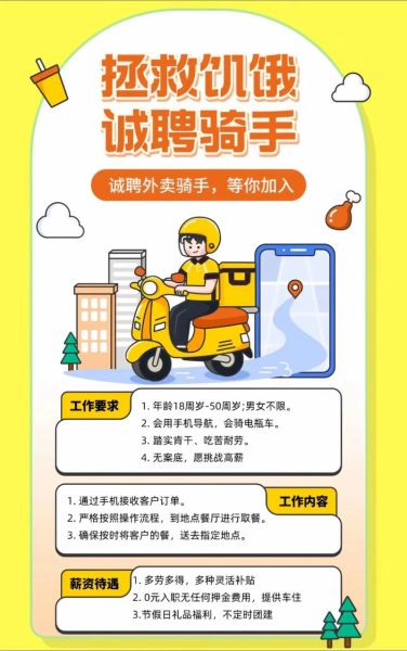 骑手招人去哪里找_外卖骑手怎么应聘