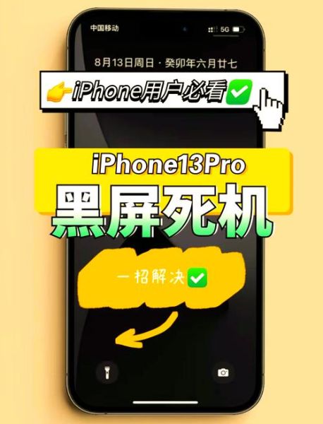 苹果手机黑屏打不开怎么办_强制重启无效还能修吗