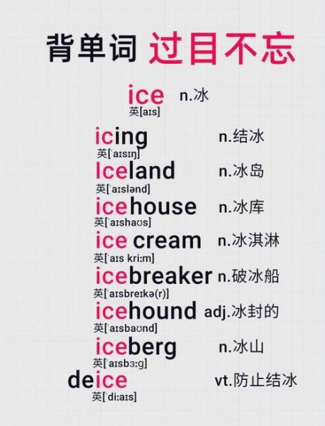 冰冻同类词语有哪些_如何区分使用