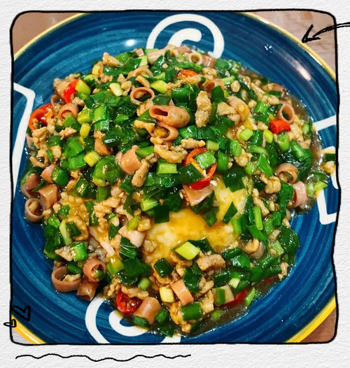 海肠捞饭怎么做_正宗海肠捞饭做法