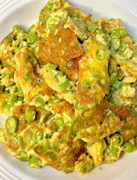 豆角煎鸡蛋怎么做_豆角煎鸡蛋需要焯水吗