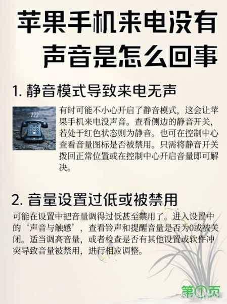 苹果手机打电话没声音怎么办_通话无声音怎么修