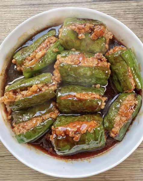 尖椒酿肉的家常做法_尖椒酿肉怎么做好吃