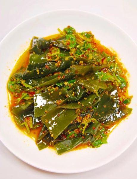 凉拌海带结怎么做_海带结焯水几分钟