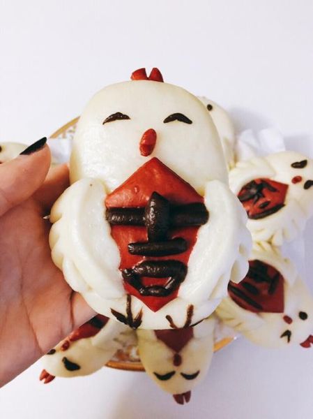 鸡属相馒头怎么做_鸡年馒头造型教程