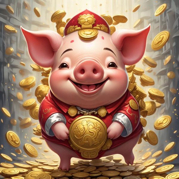 财运猪怎么画_画招财猪步骤详解