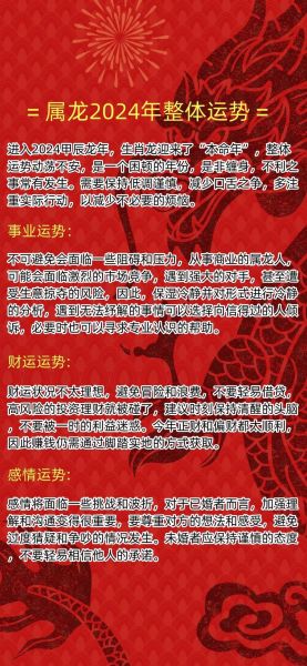 龙年运势_属龙2024年运势详解