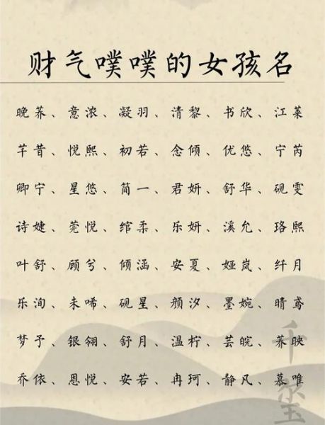 财运旺的小名怎么取_财运旺的小名有哪些