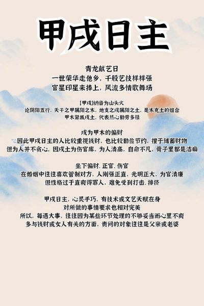 甲子日柱运势如何_甲子日柱事业财运解析