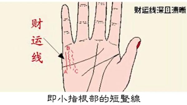 财运线带三角_手相图解大全