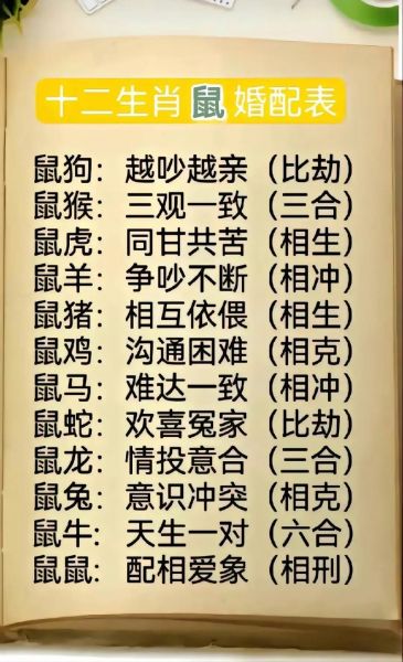 属鼠的与什么属相最配_属鼠婚配禁忌有哪些