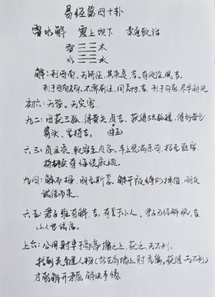 雷水解卦财运_如何趋吉避凶