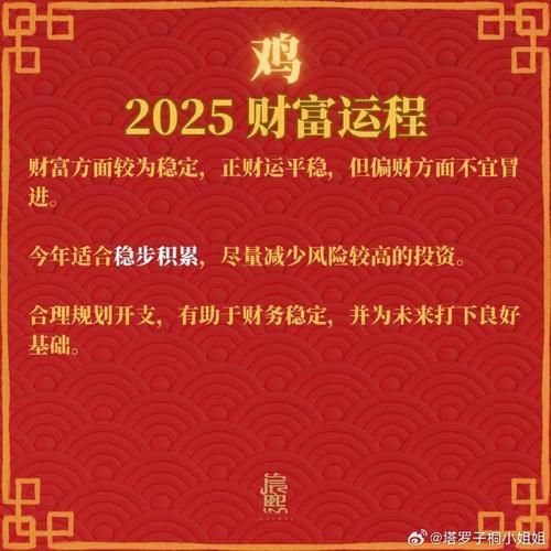 鸡年属鸡每月运势详解_属鸡人2025年每月运程