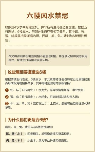 五楼属相风水禁忌_五楼属相适合住吗