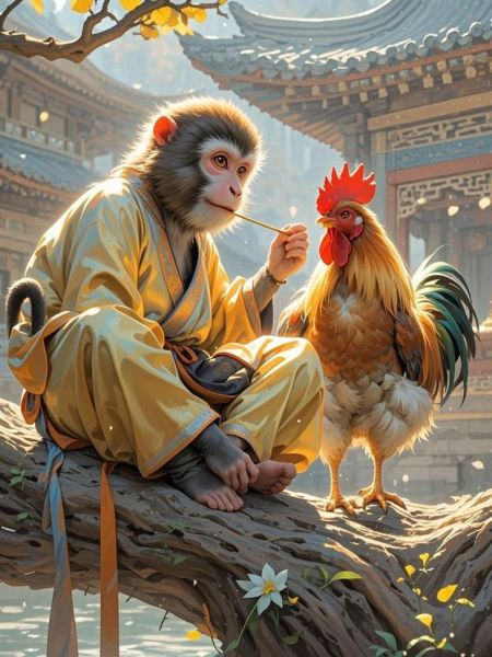 鸡和猴的属相合不合_鸡猴配对婚姻好吗