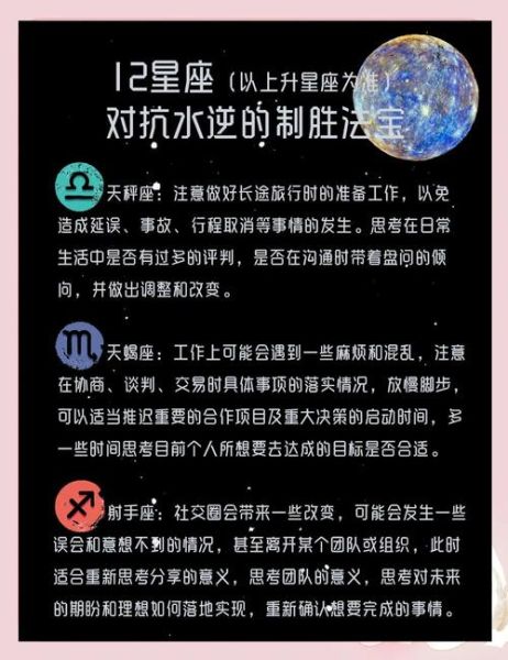 狮子座水逆怎么破解_狮子座水逆期间注意事项