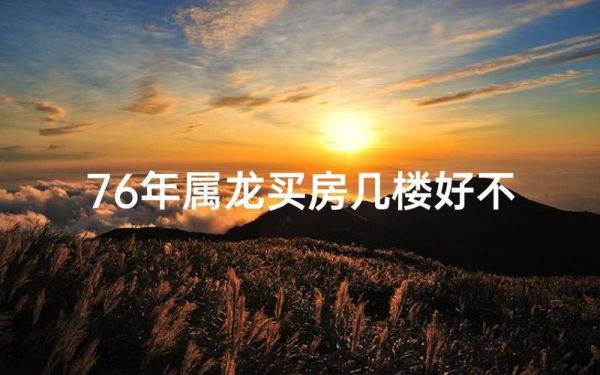 属龙的人适合住几楼_属龙买房风水禁忌