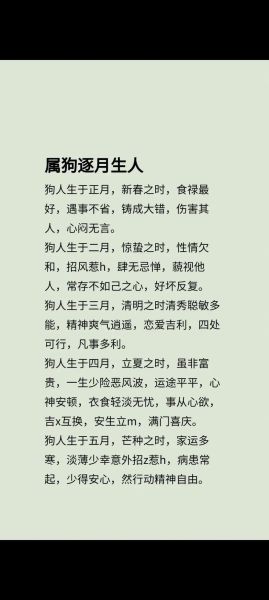 属狗的人命运如何_属狗几月出生最好