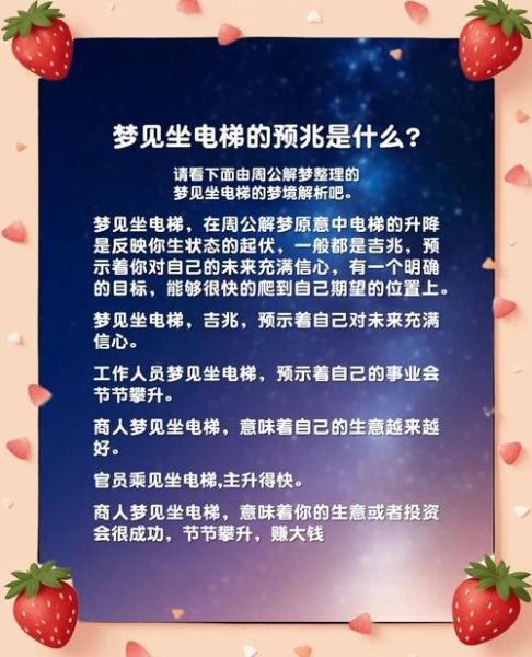 梦到电梯出故障_电梯坠落梦境解析