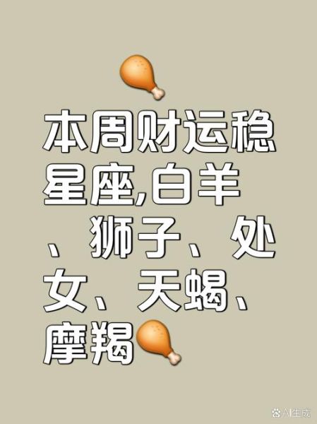 白羊座本周运势如何_白羊座一周感情走向