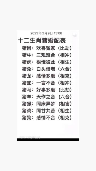 属猪和什么属相不合_属猪相冲相克如何化解