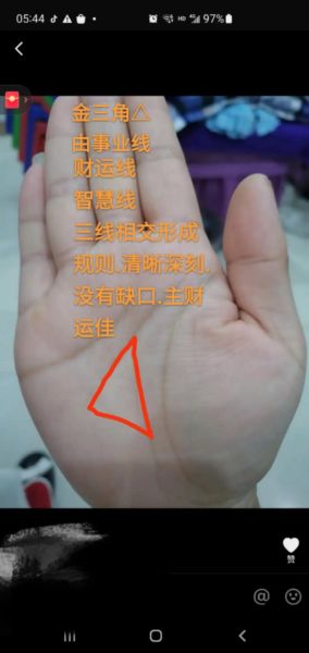 男人的财运线是哪条_手相怎么看财运线