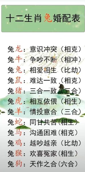 兔给什么属相最好_属兔人最佳配对属相