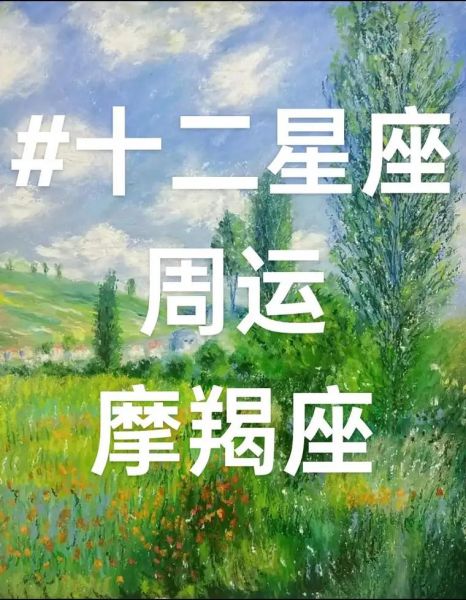 2019摩羯座下半年运势_如何转运