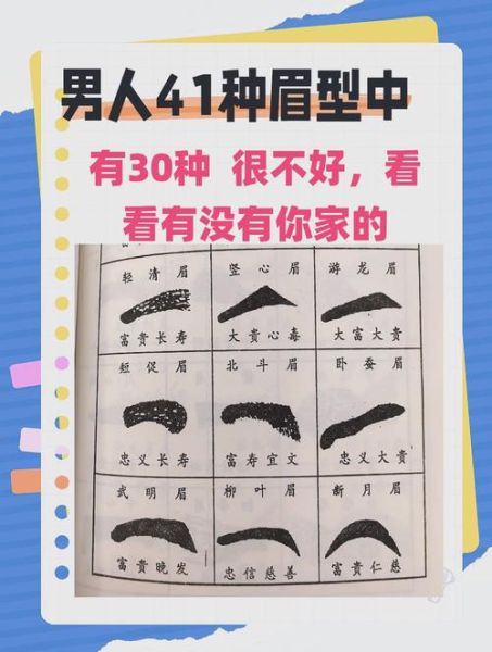男士财运眉图片_男士眉毛看财运图解