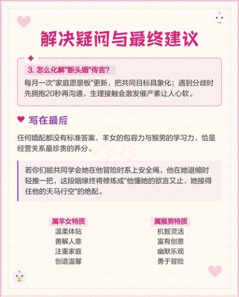 属羊女友和属猴男友合不合_如何化解相冲