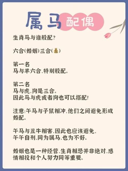 属马和属马合不合_生肖马配对婚姻